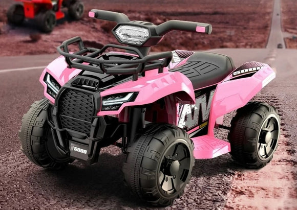 JS Champion 6V Electric Ride On Quad (Pink)