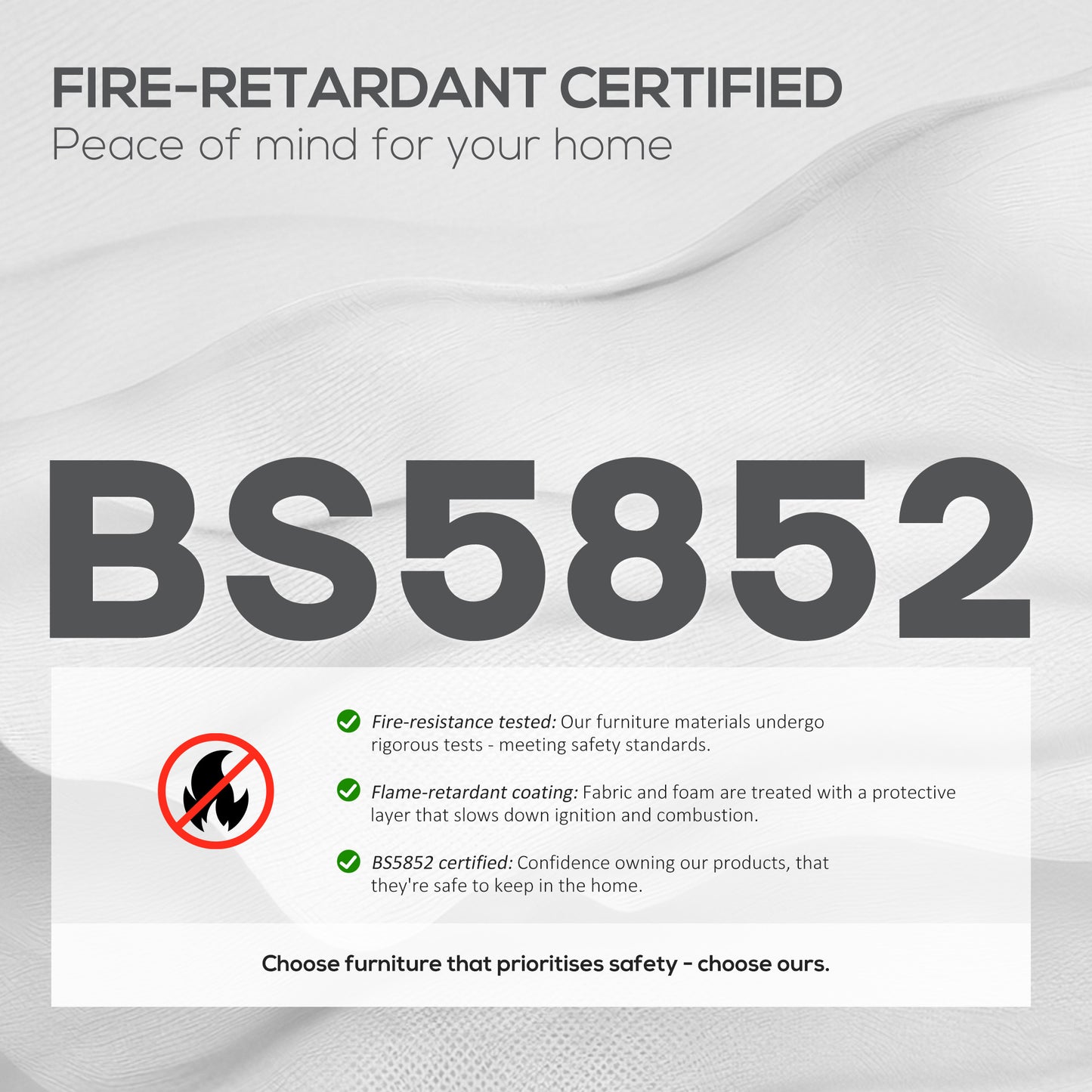 HOMCOM Two-Seater Leathaire Sofa - Grey