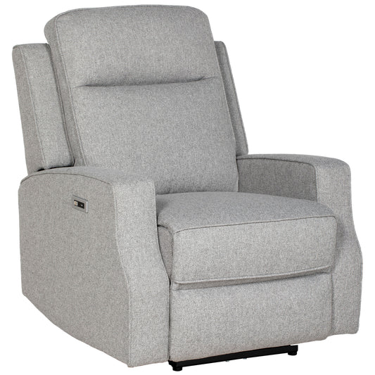 HOMCOM 150Â° Electric Reclining Chair, with USB port and Footrest - Grey