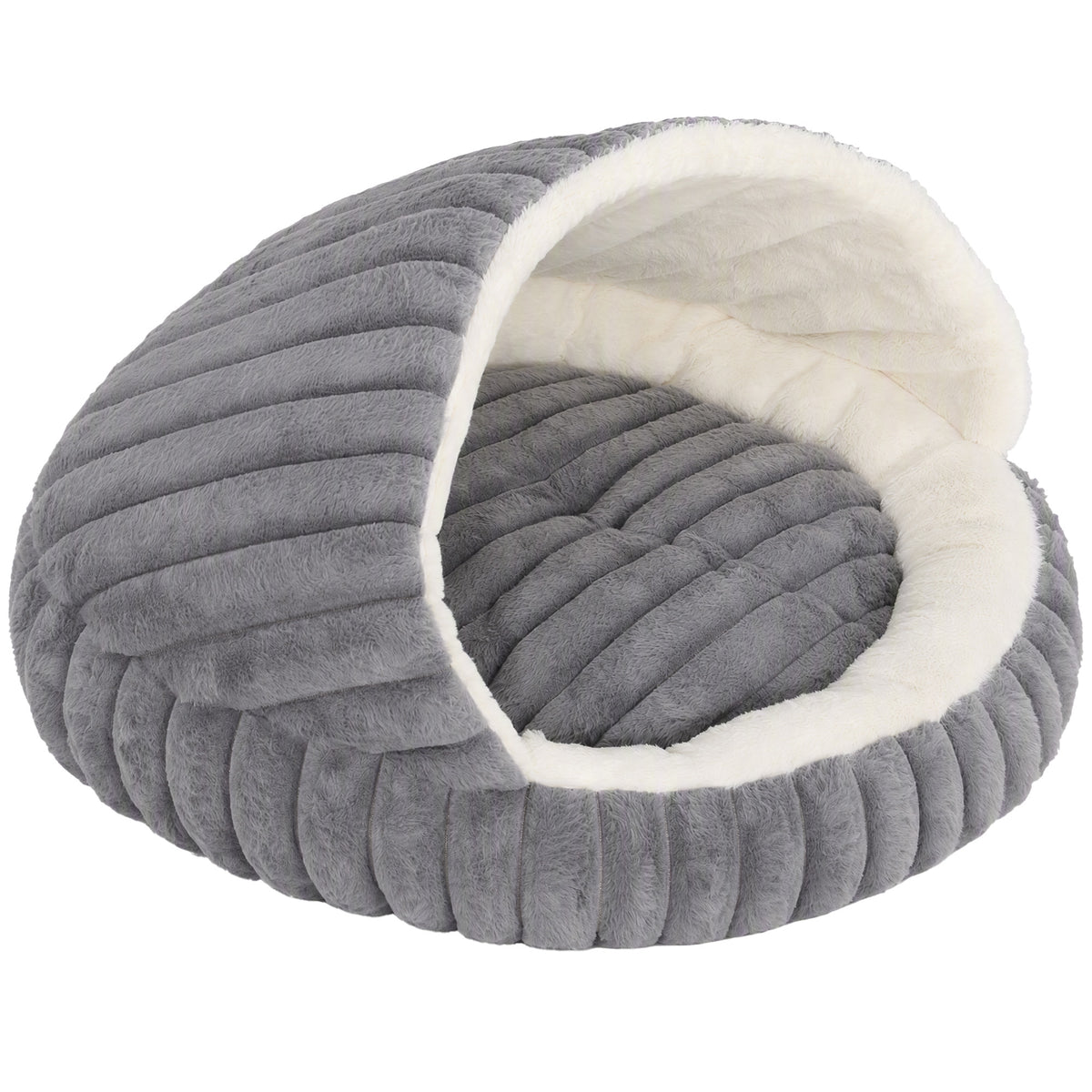 PawHut Cat Bed for Indoor Kittens, Cat Cave House with Non-Slip Bottom and Washable Cushion Default Title