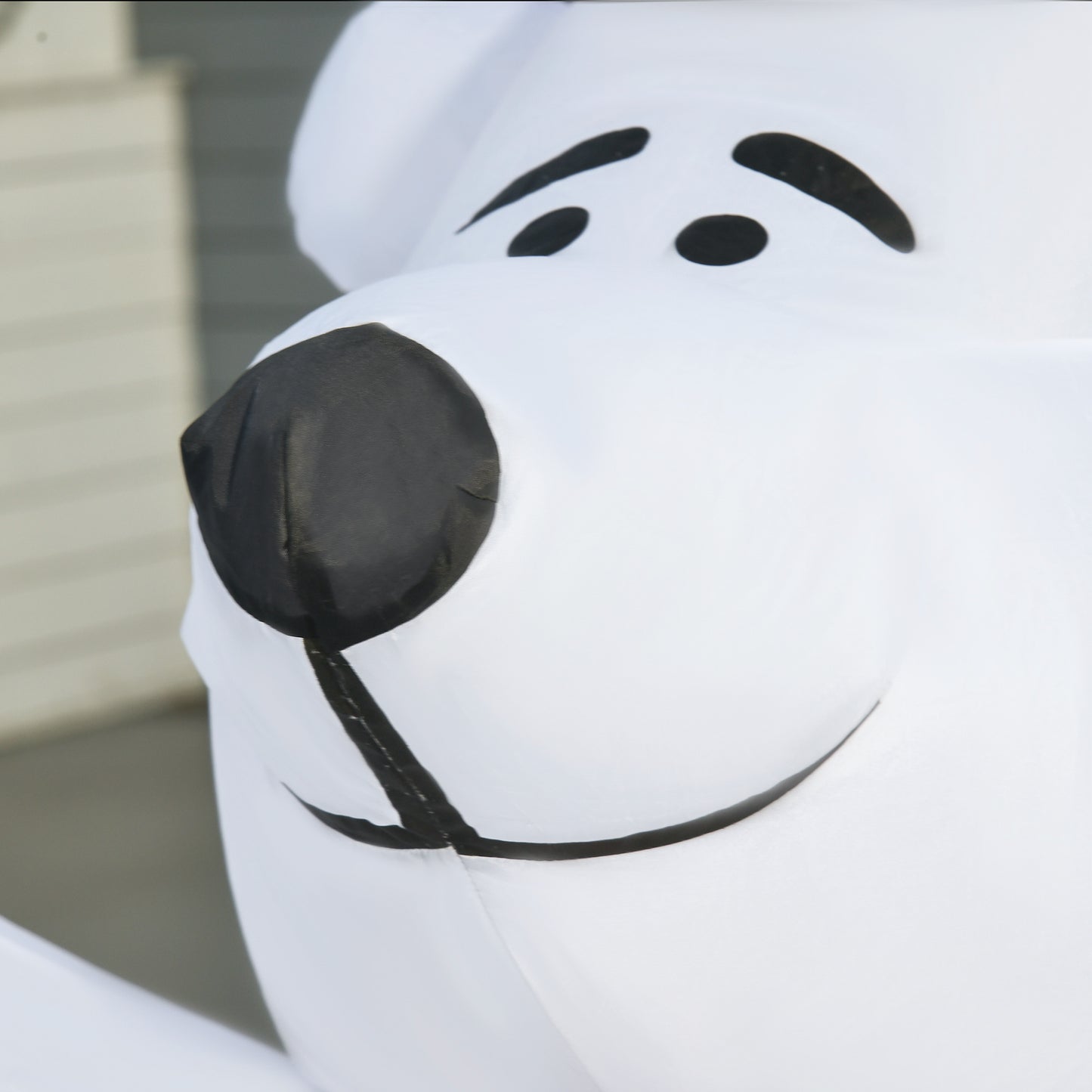 HOMCOM 6ft Tall Outdoor Inflatable Bear Airblown Projection Holiday Christmas Lawn DÃ©cor
