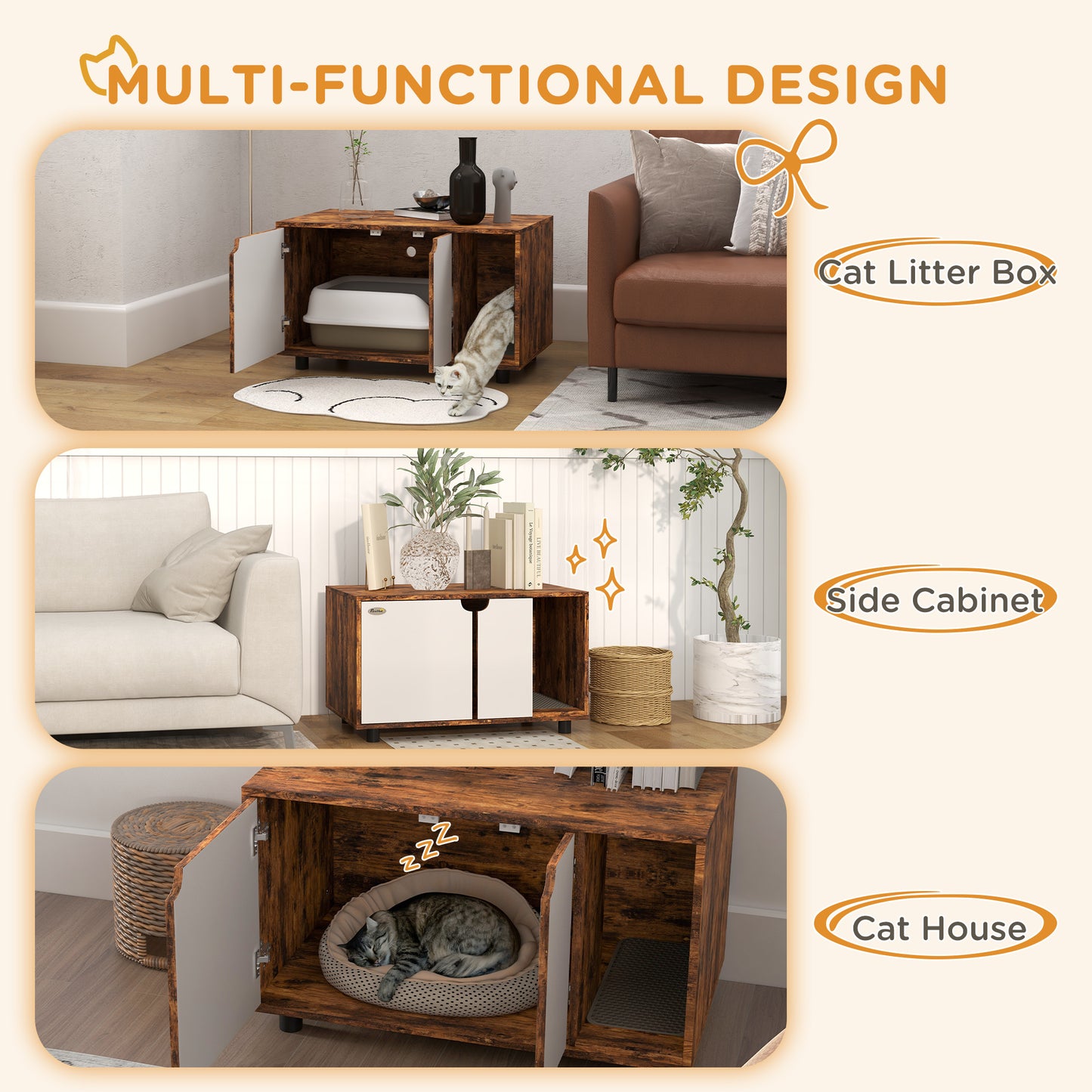  keeping your pets cool and comfortable.</li><li>Dimensions: 48H x 80W x 48Dcm. Weight capacity: Inside: 30kg. Top: 30kg. Suitable for cats under 5kg. Assembly required.</li></ul>