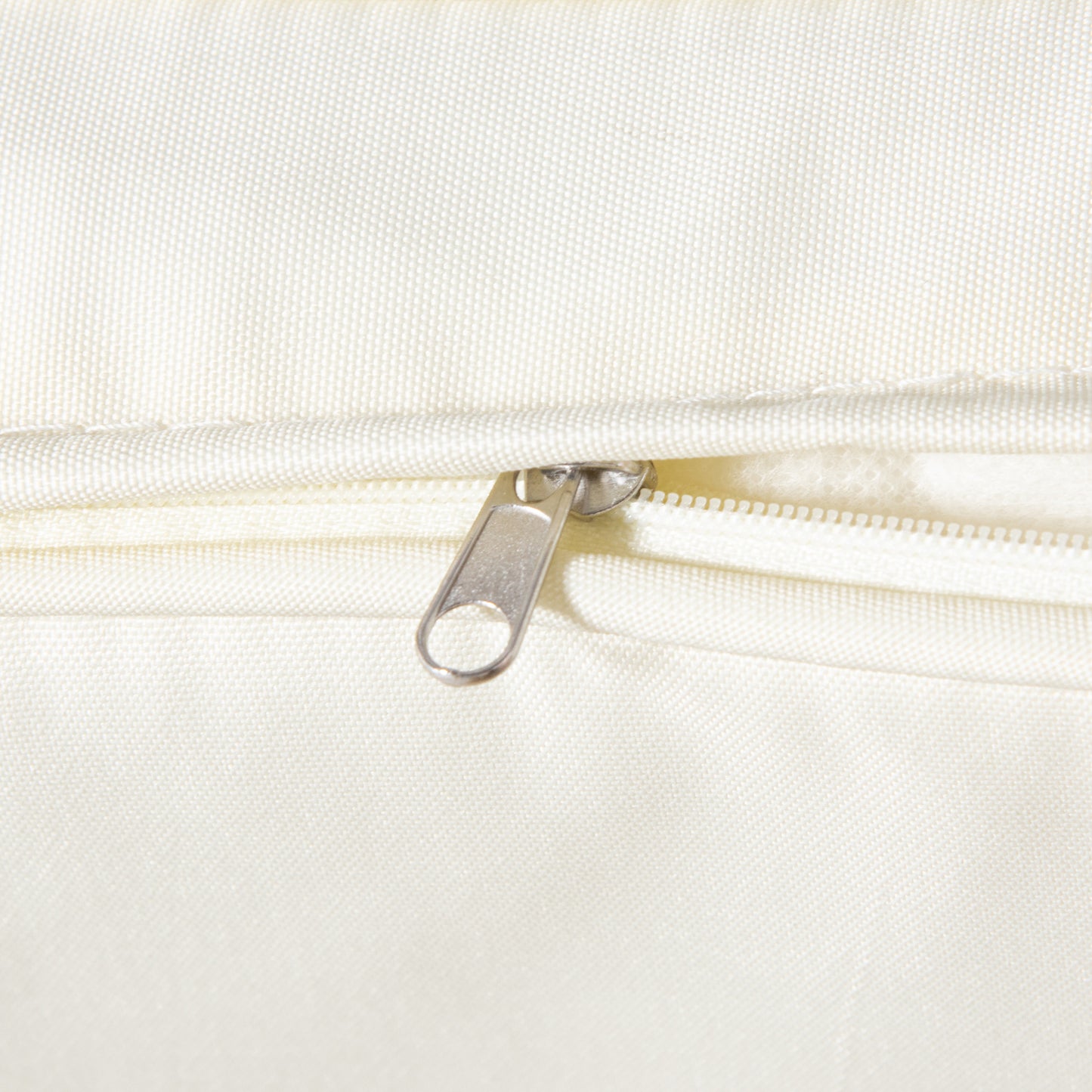 Outsunny 2 Seater Rattan Garden Swing Chair, Porch Swing Bench Loveseat with Cushion, Wicker Outdoor Hanging Swinging Seat with 2 Metal Chains, 250 KG Capacity for Patio, Balcony, Cream White