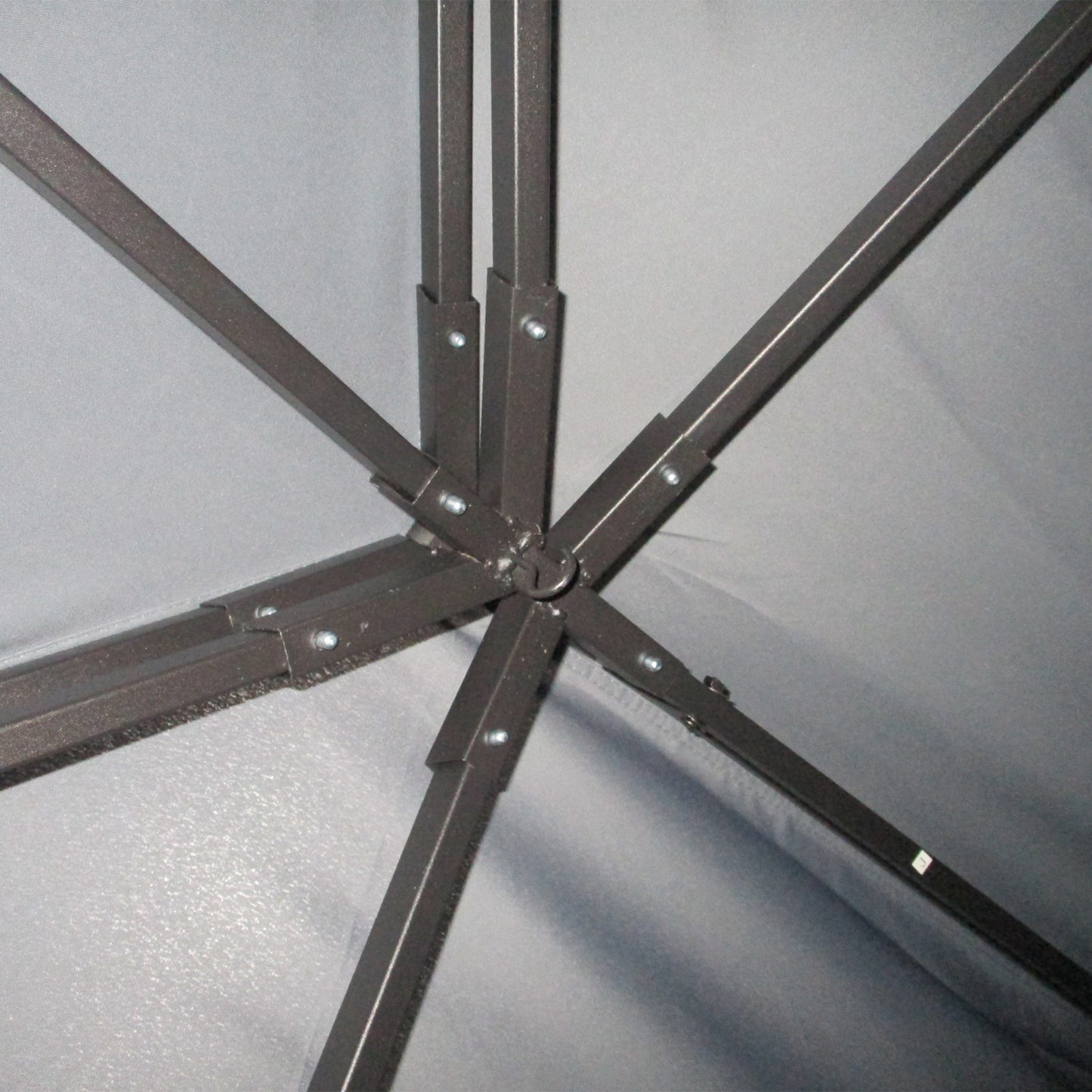 Outsunny 3 x 4m Aluminium GardenÂ Gazebo, Marquee Canopy Shelter Pavilion Party Tent with Nets and Curtains for Garden and Deck, Dark Grey