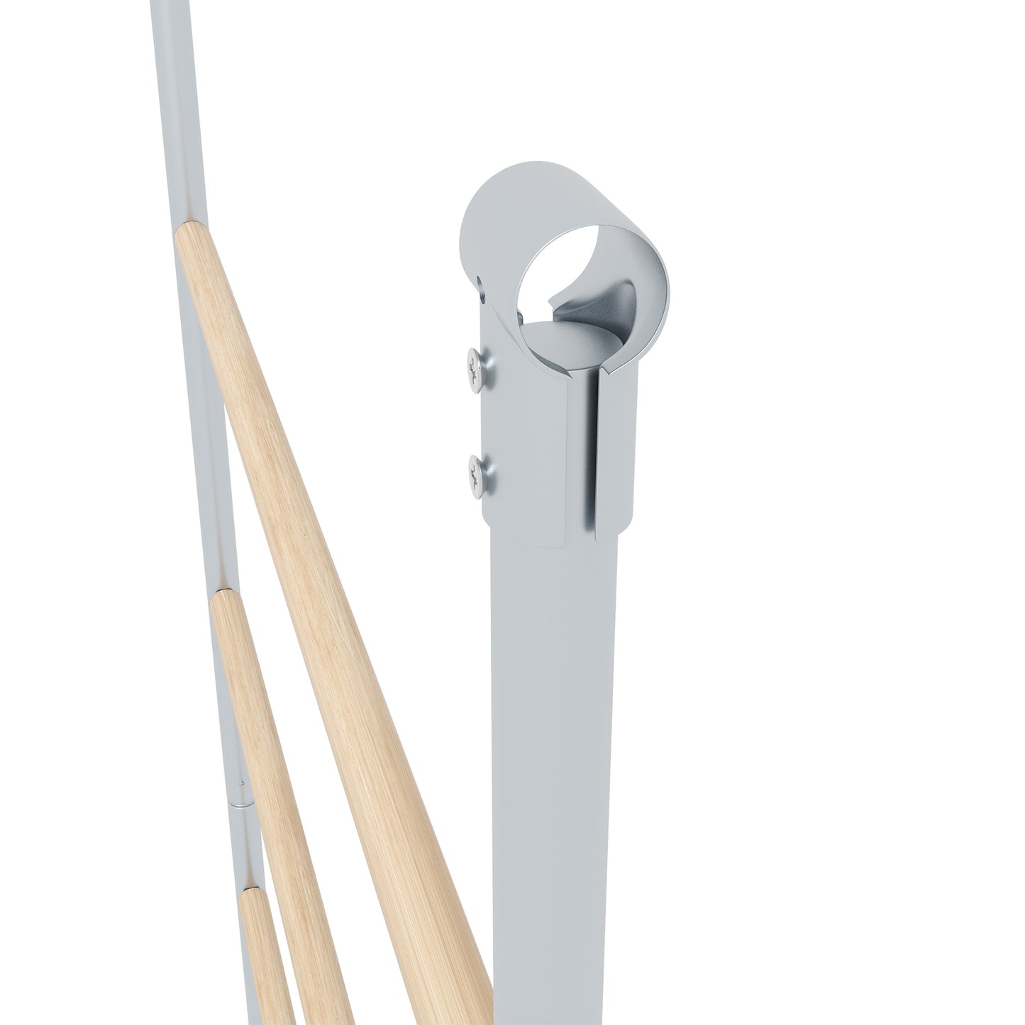 PawHut Chicken Perch for Coop, Wooden and Galvanised Steel Roosting Bar Jungle Gym, Chicken Roosting Ladder for Backyard Farm