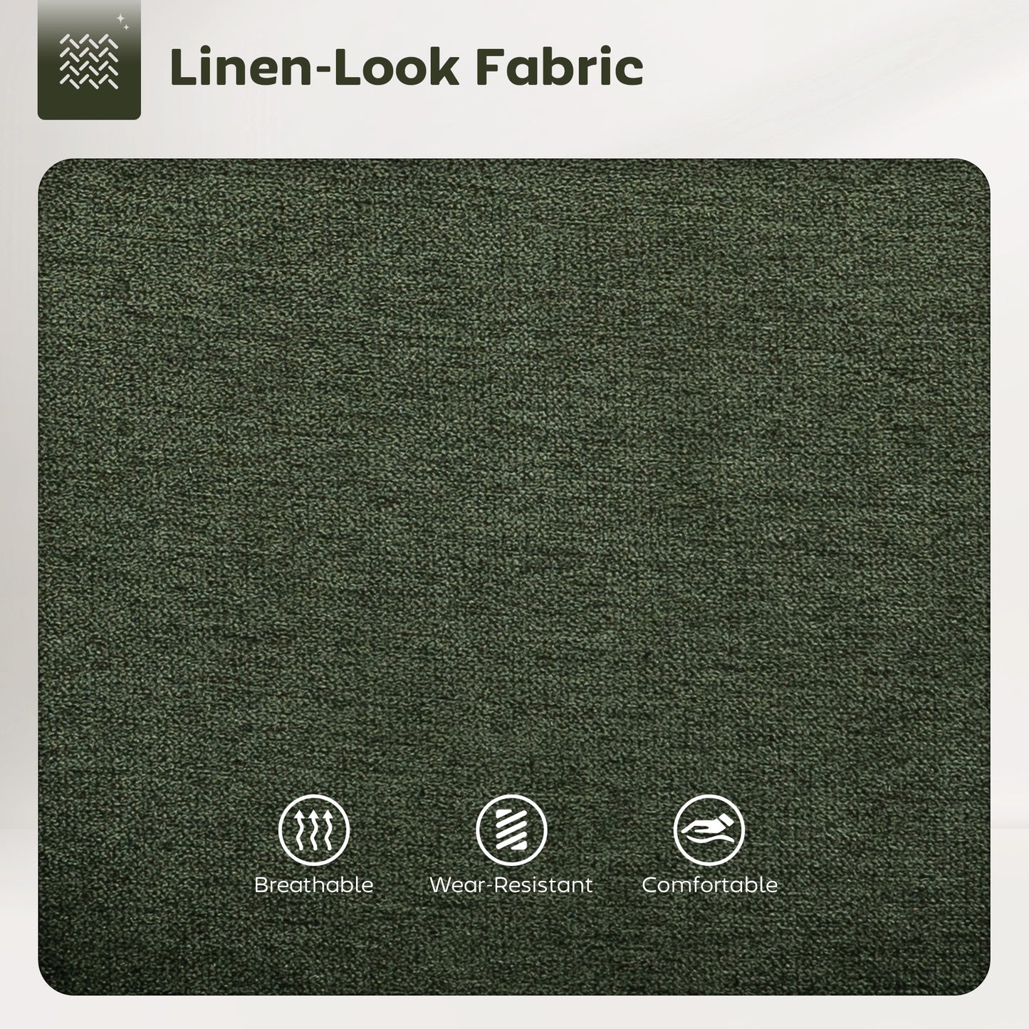 HOMCOM Set of Two Relaxed Tub Bar Stools - Dark Green