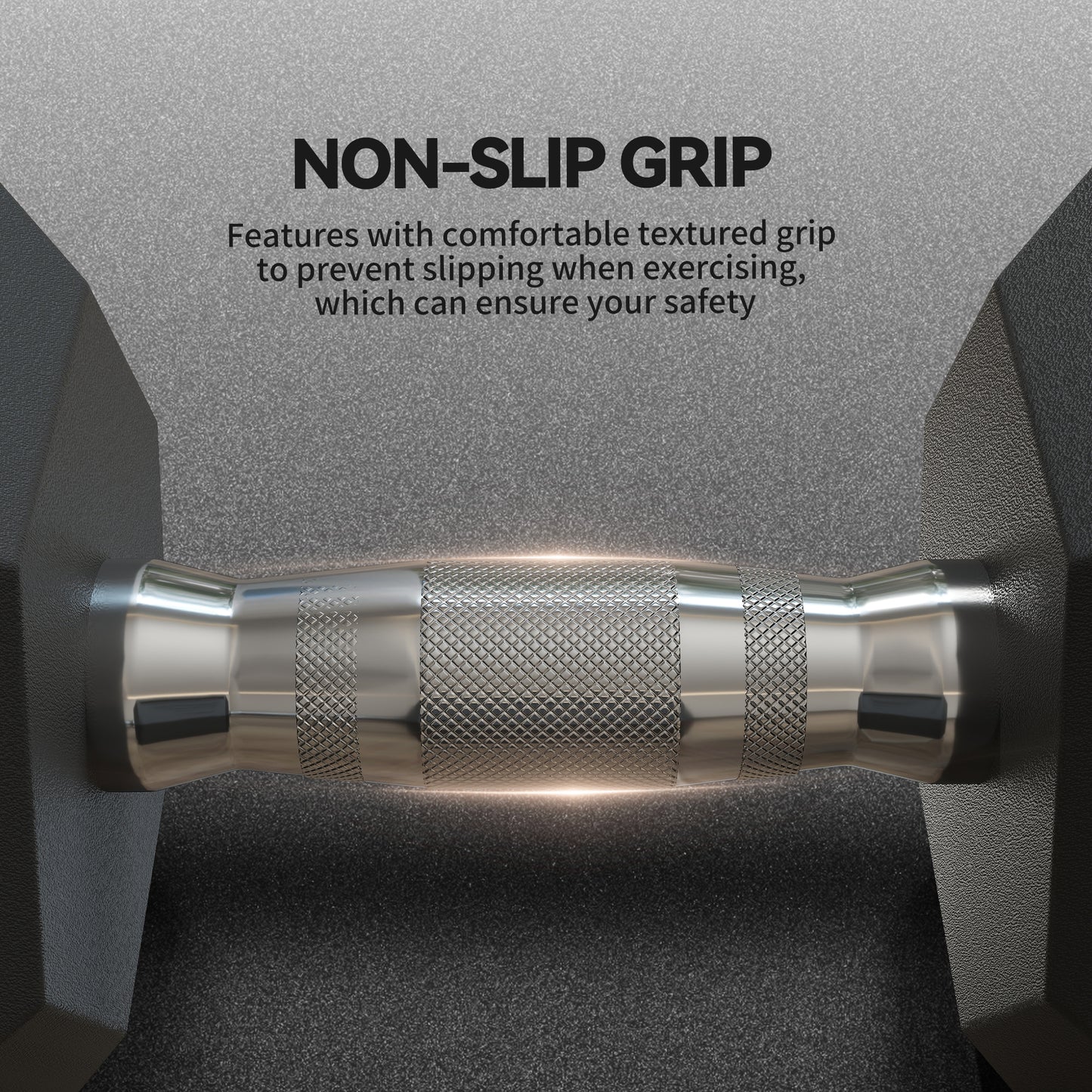 HOMCOM 2x15KG Rubber Hex Dumbbell Portable Hand Weights Dumbbell Home Gym