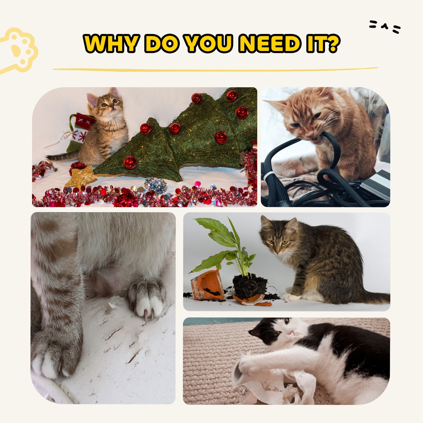 PawHut 63cm Cat Scratching Post, Cat Scratcher with Replaceable Scratching Board, Top Perch, Sisal Scratch Mat, Oak