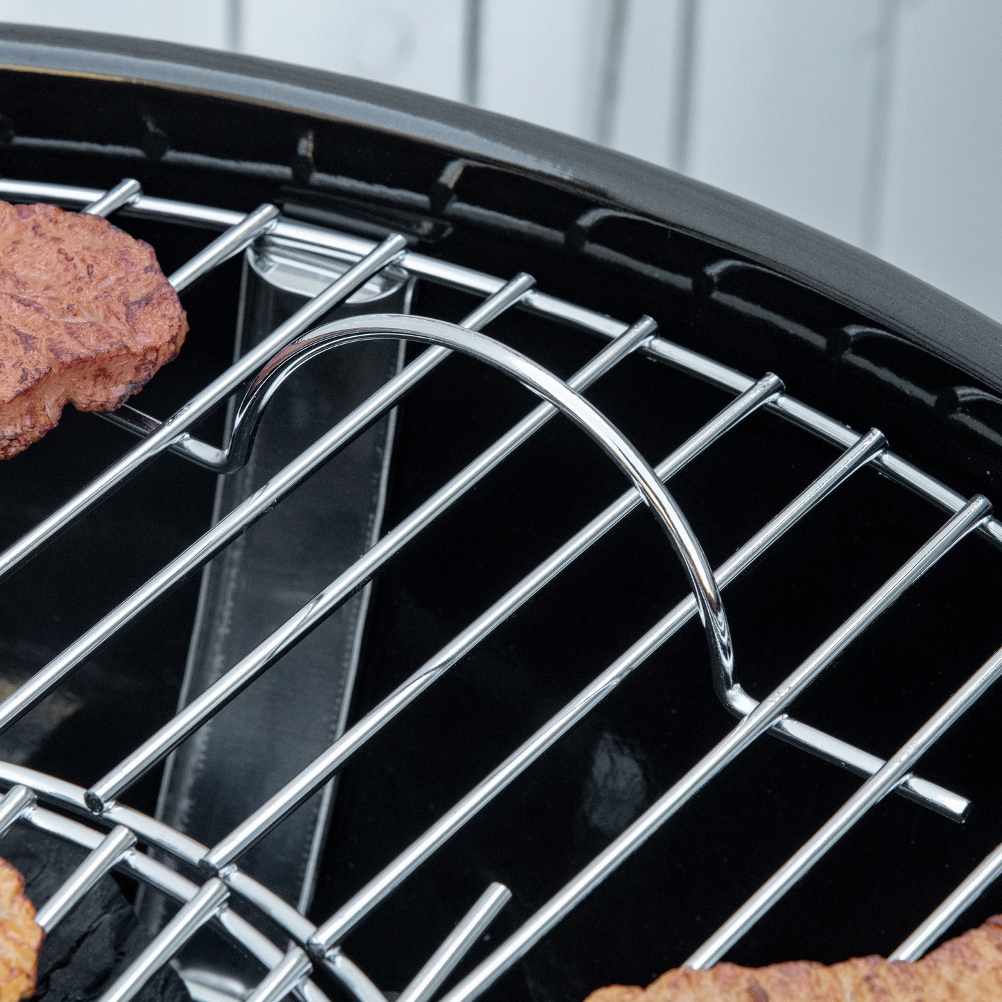 Outsunny Portable Kettle Charcoal Grill - Black