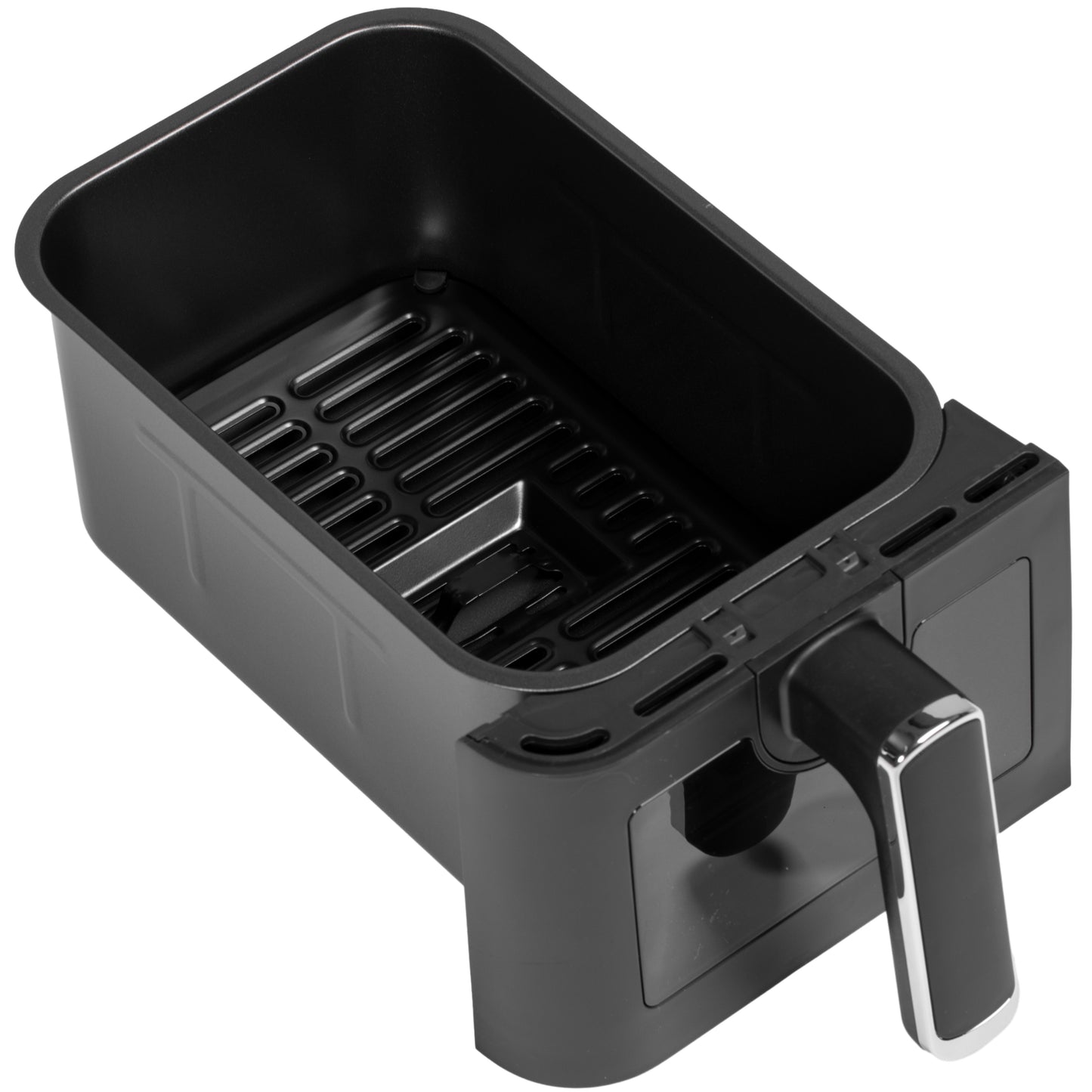 HOMCOM 8L Dual Basket Air Fryer, 80-200â„ƒ, with Sync Function - Black/Silver