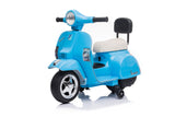 Licensed Vespa 6V Electric Ride On Motorbike Blue