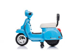 Licensed Vespa 6V Electric Ride On Motorbike Blue