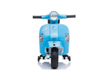 Licensed Vespa 6V Electric Ride On Motorbike Blue