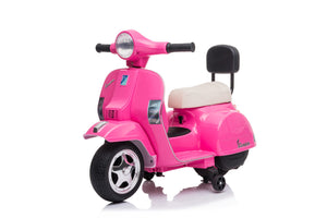 Licensed Vespa 6V Electric Ride On Motorbike Pink