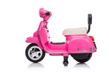 Licensed Vespa 6V Electric Ride On Motorbike Pink