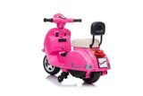 Licensed Vespa 6V Electric Ride On Motorbike Pink