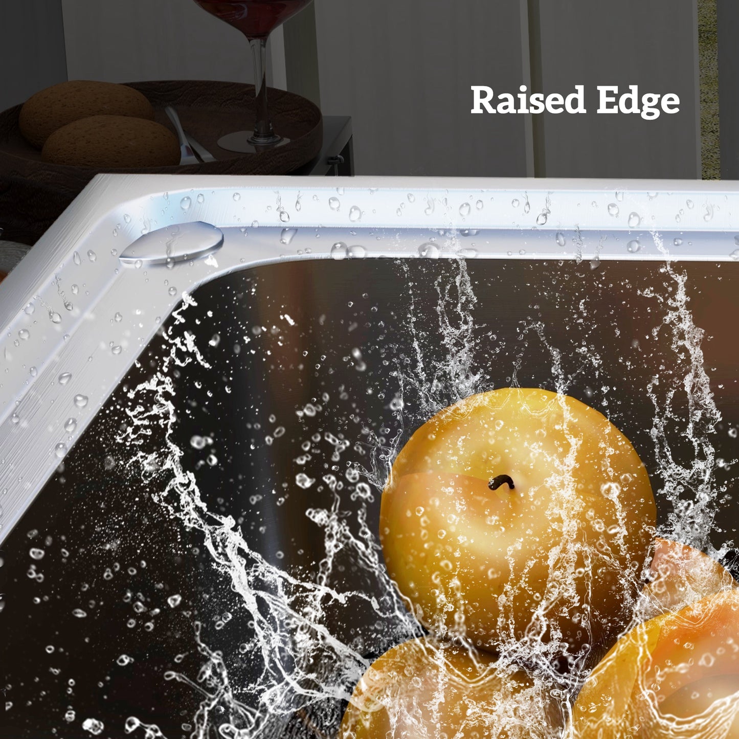 HOMCOM Outdoor Utility Sink, Stainless Steel Free Standing Single Bowl Kitchen Sink with Cold and Hot Water Pipe and Storage Shelf for Laundry Garage, 55 x 50 x 100 cm