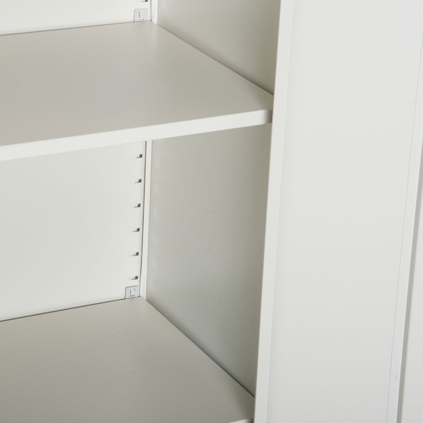 Vinsetto Lockable Filing Cabinet Tall Adjustable Shelf Large Office Storage for Office Use, White
