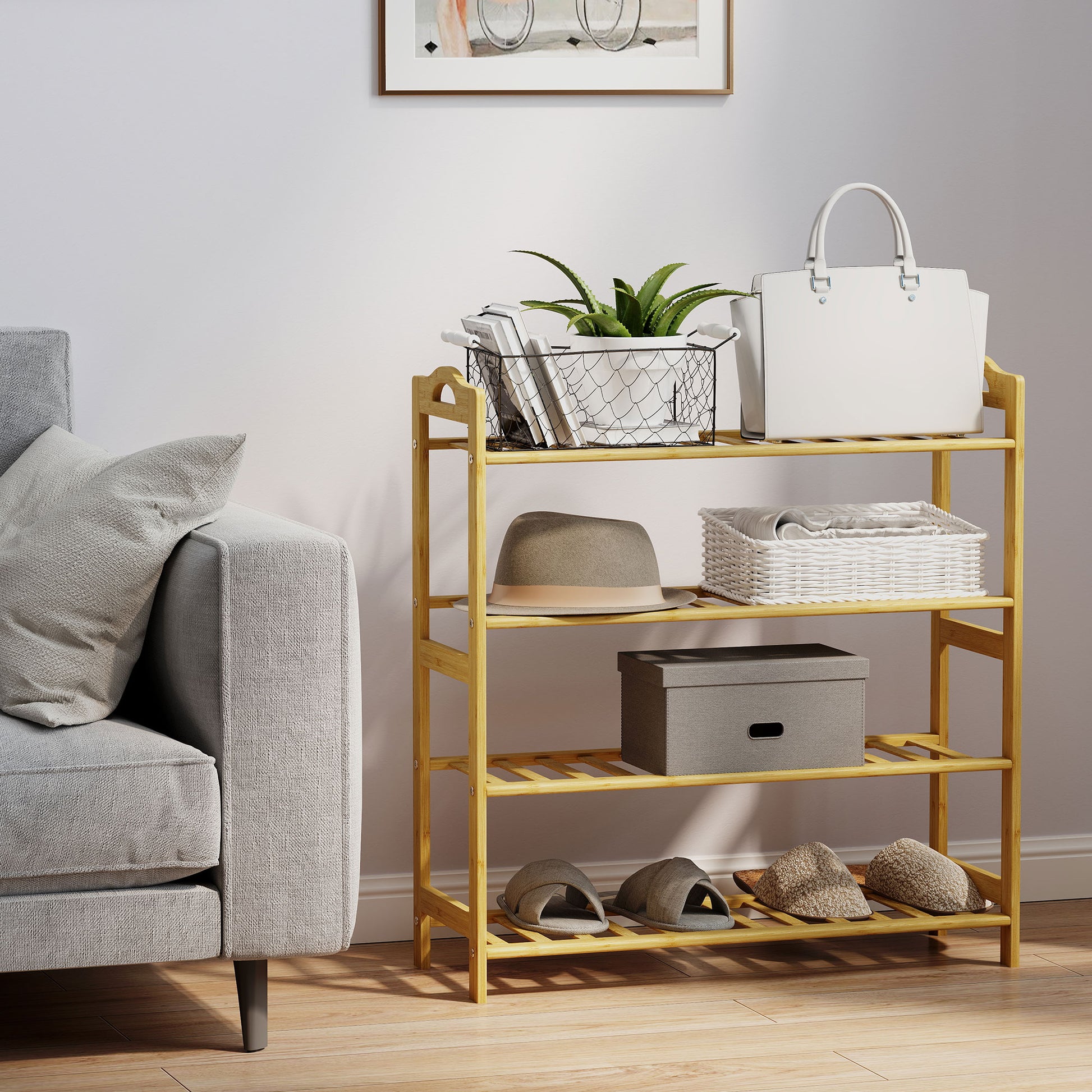 or bedrooms</li><li>Versatile use: More than just a shoe rack â€“ the top tier functions as an extra storage shelf for bags