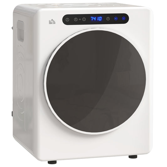 HOMCOM 4kg Compact 40-60â„ƒ Tumble Dryer - White