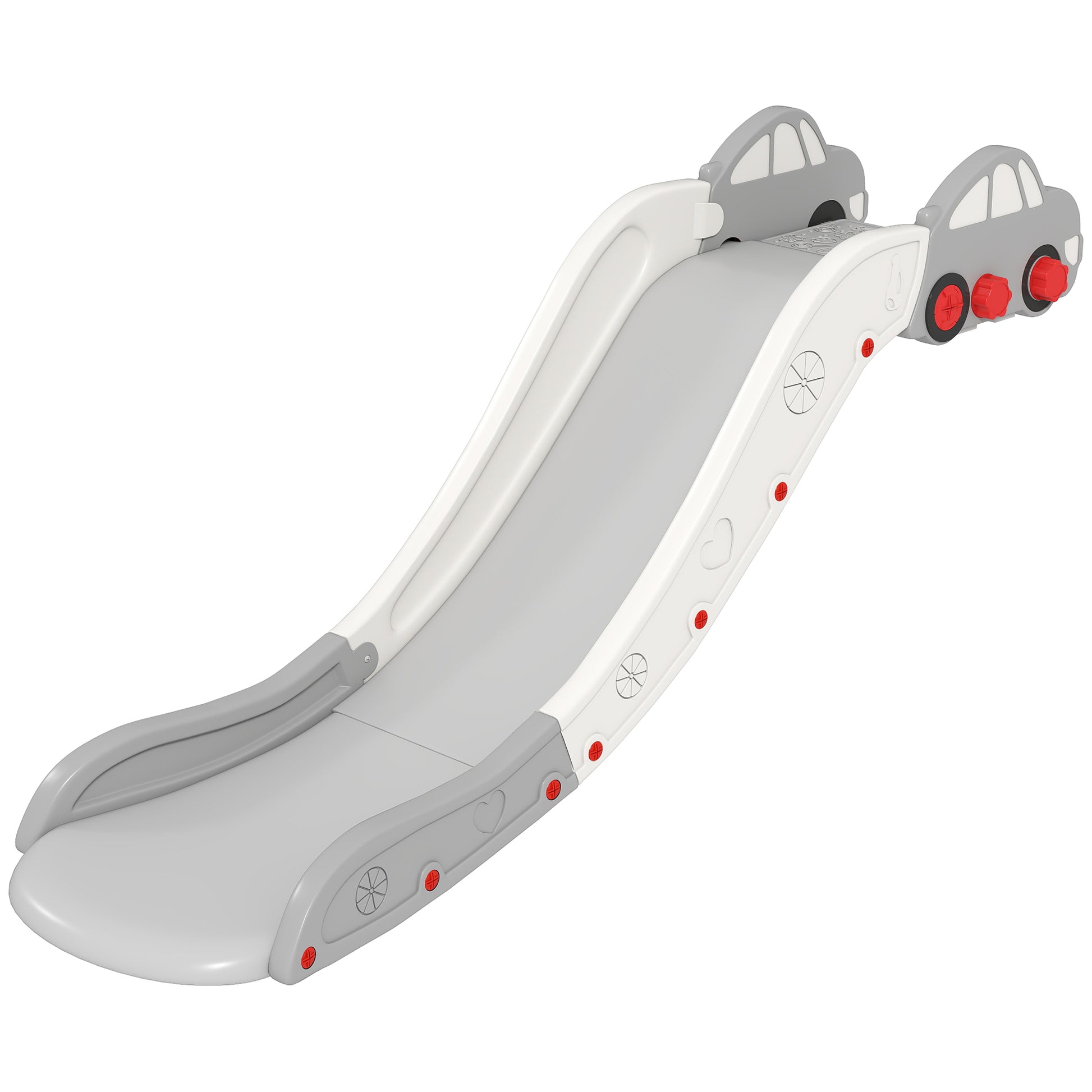 AIYAPLAY Kids Slide for Bed, Sofa, with Extended Length, Easy to assemble and Store, Grey Default Title