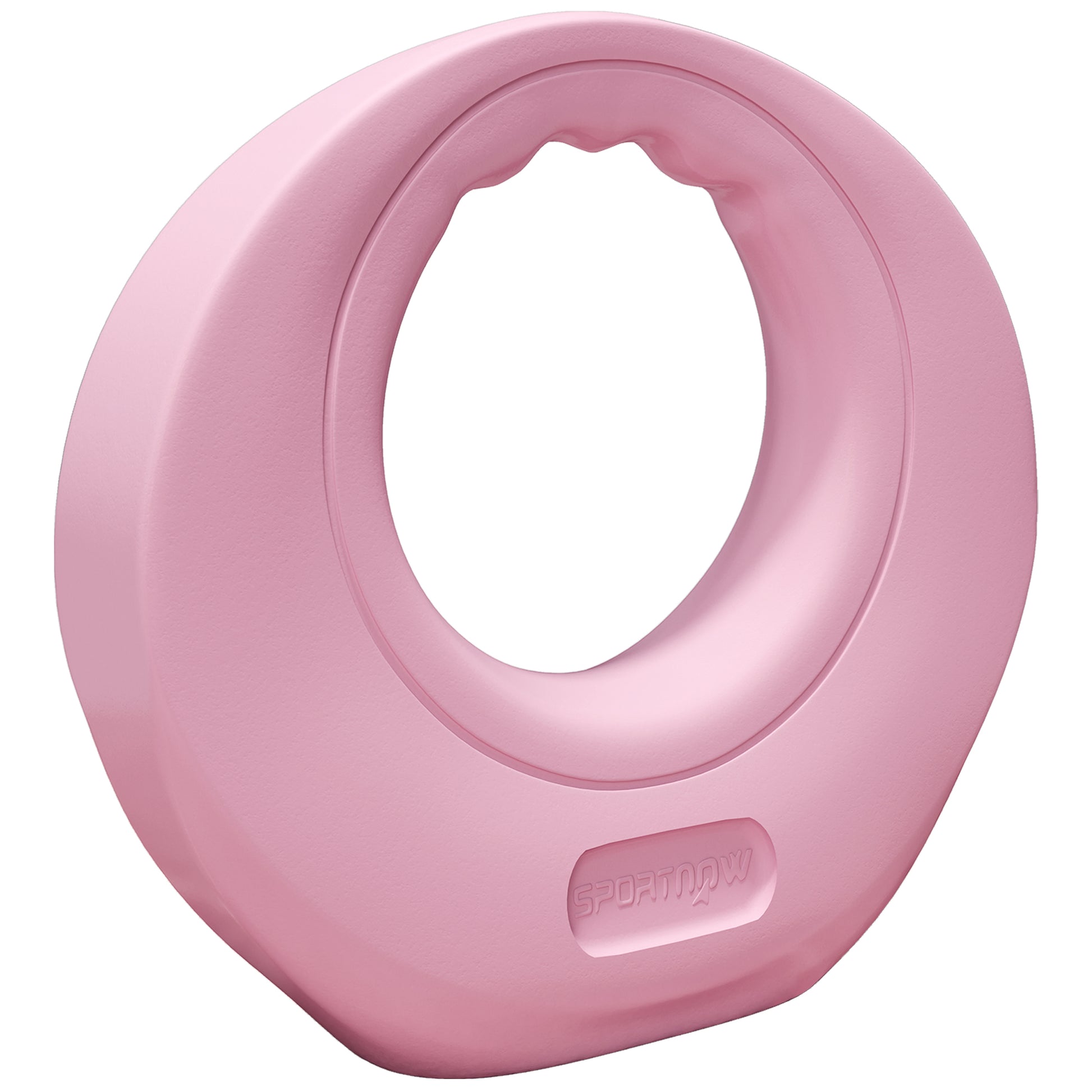 SPORTNOW 12kg Kettlebell, Kettle Bell with Wide Handle for Home Gym, Weight Lifting, Strength Training, Pink