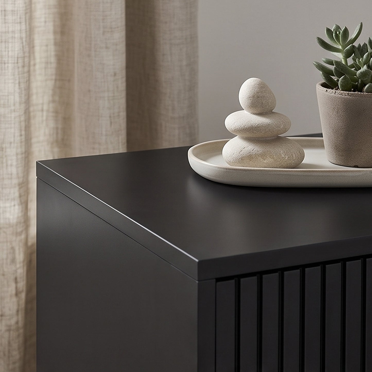 HOMCOM Bedside Cabinet, Bedside Table with 2 Drawers, Storage and Steel Legs for Bedroom, Living Room, Black