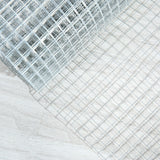 Galvanized Welded Wire Mesh Chicken Rabbit Silver Fence Roll Size: 24"x6m; Mesh size: 1"x1"