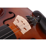 4/4 Acoustic Violin Case Bow Rosin Natural