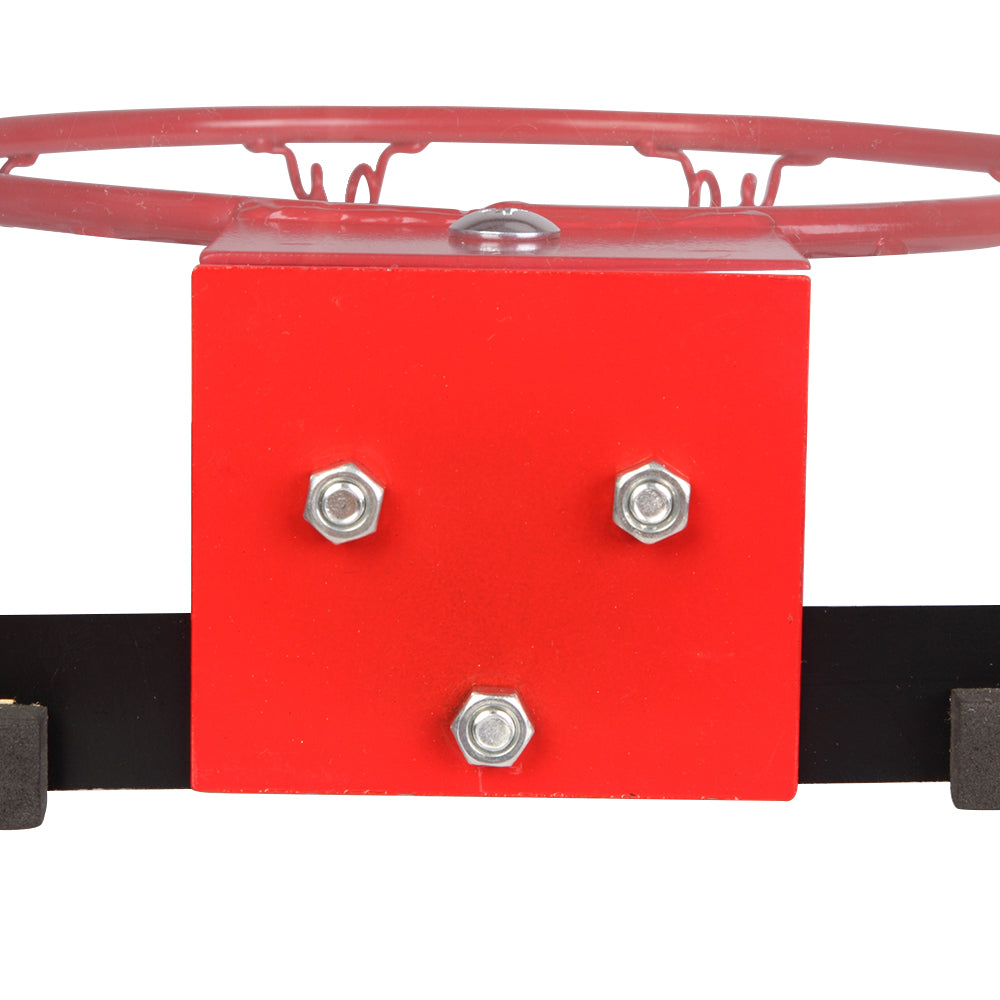 Wall Mount Clear Basketball Backboard with Basketball & Pump Maximum Applicable Ball Diameter 5" - LiamsBargains.co.uk