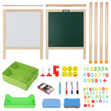 Top Shaft With Non-Woven Storage For Children's Adjustable Easel