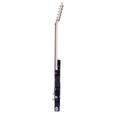 Glarry 170 Electric Guitar Novice Guitar Bag Strap Paddle Rocker Cable Wrench Tool Black
