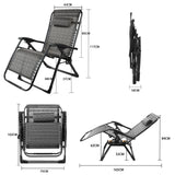 Beach Chair - Extra Wide - Black