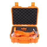 1100lb Salvage Magnetic Set Orange Drop-Resistant PP Plastic Box   Magnet   Rope   Gloves   Glue