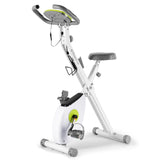 FitnessClub Exercise Bike with Resistance Bands and LCD Monitor
