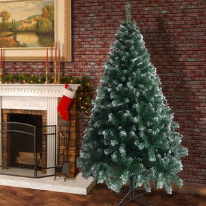 6FT Metal Leg White PVC 650 Branches Christmas Tree