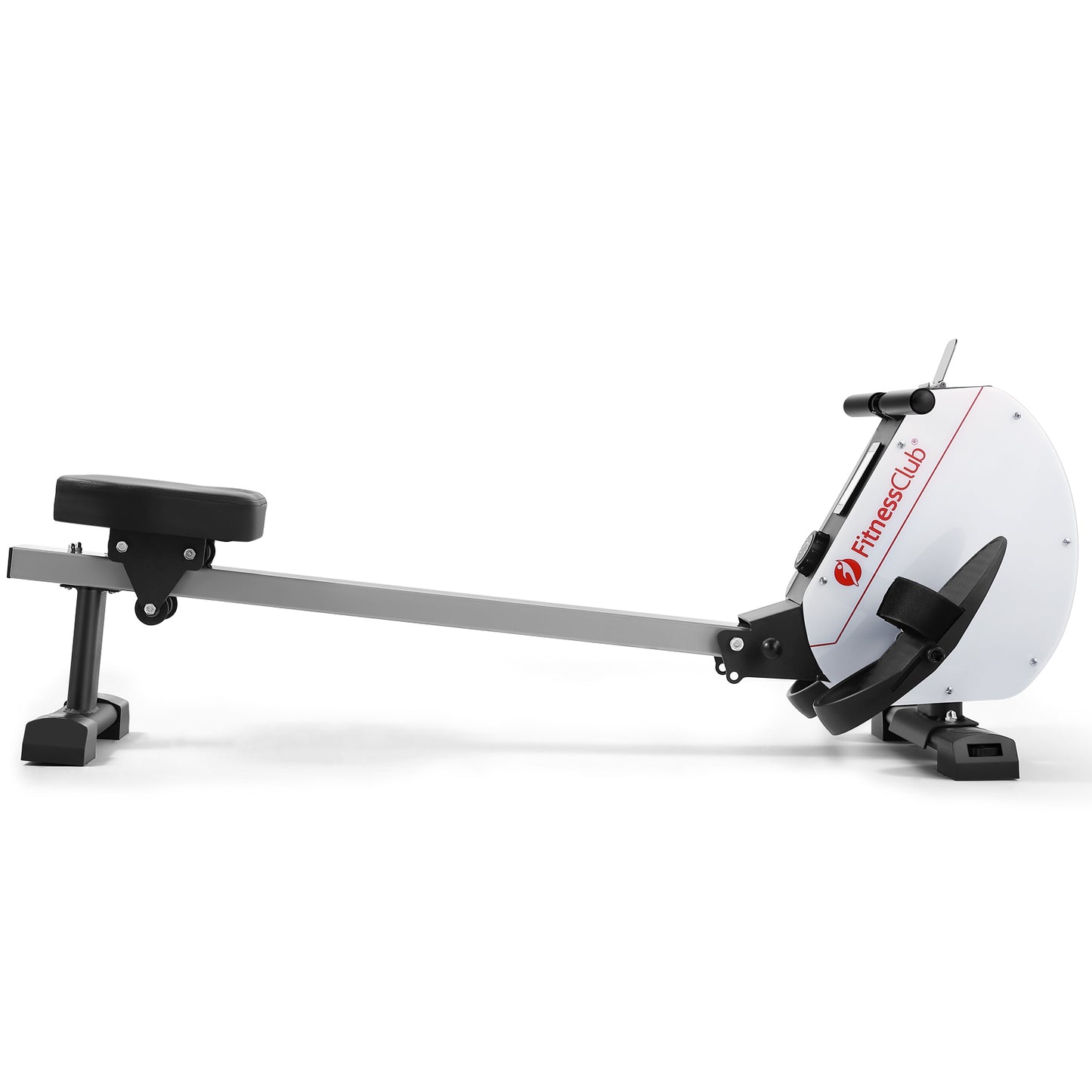 FitnessClub Rowing Machine Manual Resistance Control and LCD Display