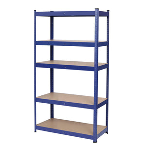 Heavy Duty Metal Garage Shelving Unit Shed Storage Shelves Boltless Shelf Rack Small Blue