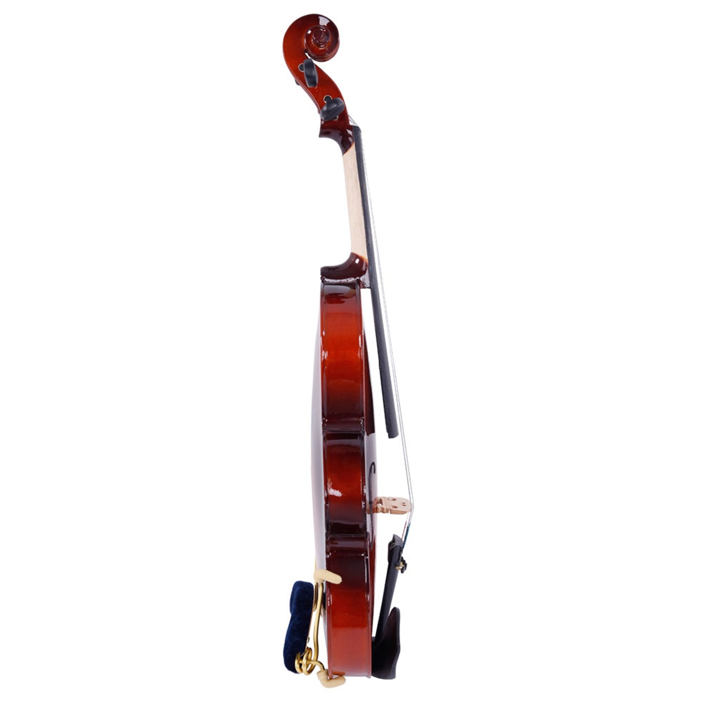 Glarry GV100 4/4 Acoustic Violin Case Bow Rosin Strings Shoulder Rest Natural