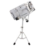 Chrome Plated Dumb Snare Drum Stand Tripod Silver