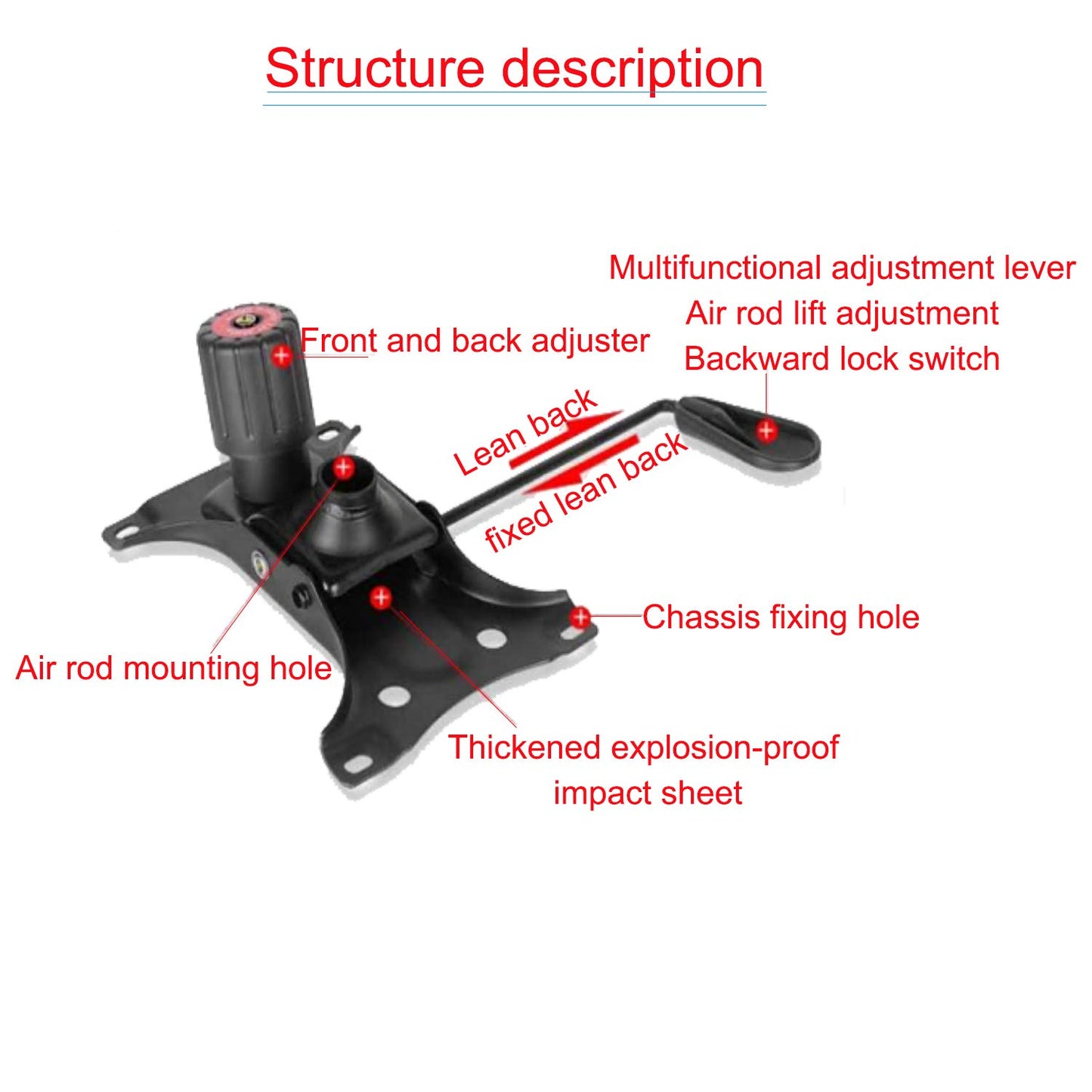 Office Black Desk Chair Home Office Chair Mesh Chair Adjustable Back Lumbar Support Ergonomic Task Chair Executive Computer Height Adjustable Swivel Desk Chair