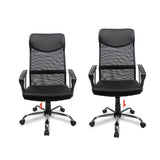 Office Black Desk Chair Home Office Chair Mesh Chair Adjustable Back Lumbar Support Ergonomic Task Chair Executive Computer Height Adjustable Swivel Desk Chair