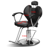 Reclining Barber Chair Hair Styling Salon Beauty