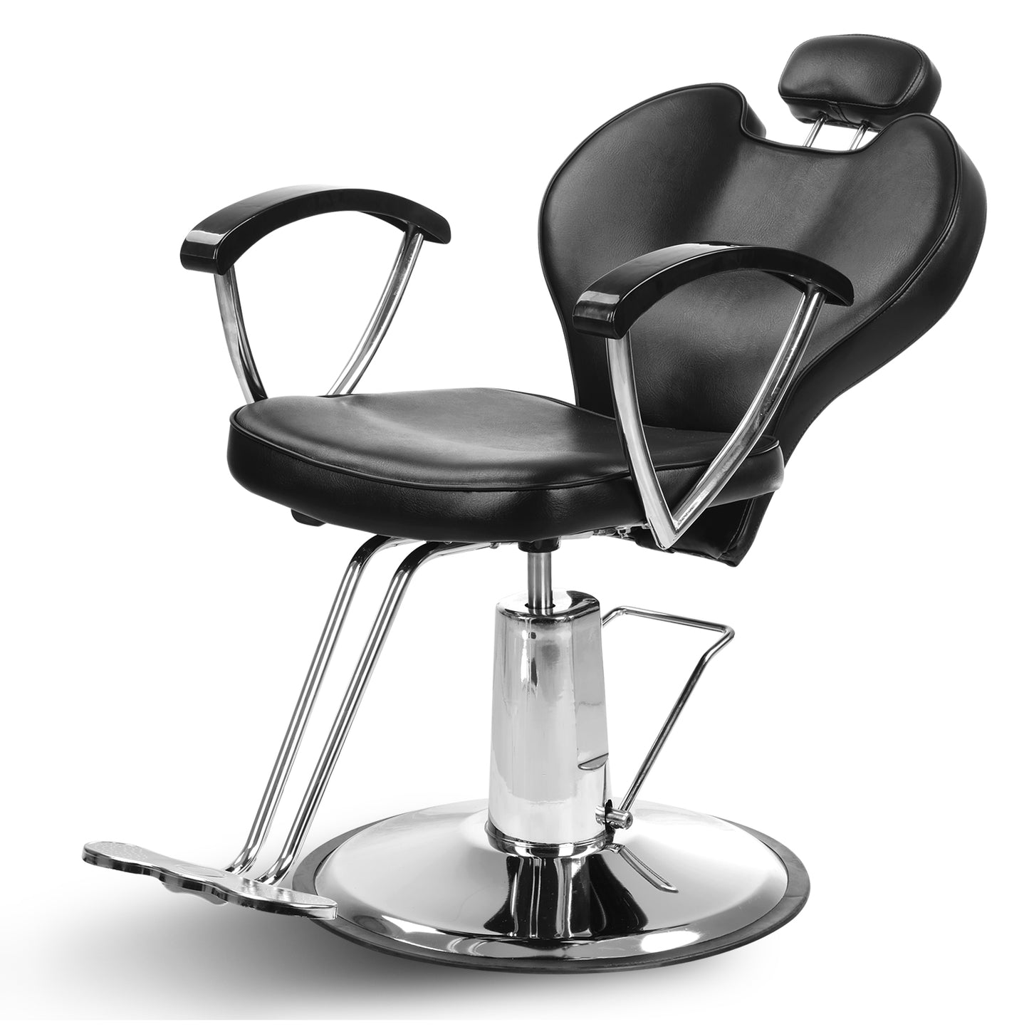 Reclining Barber Chair Hair Styling Salon Beauty
