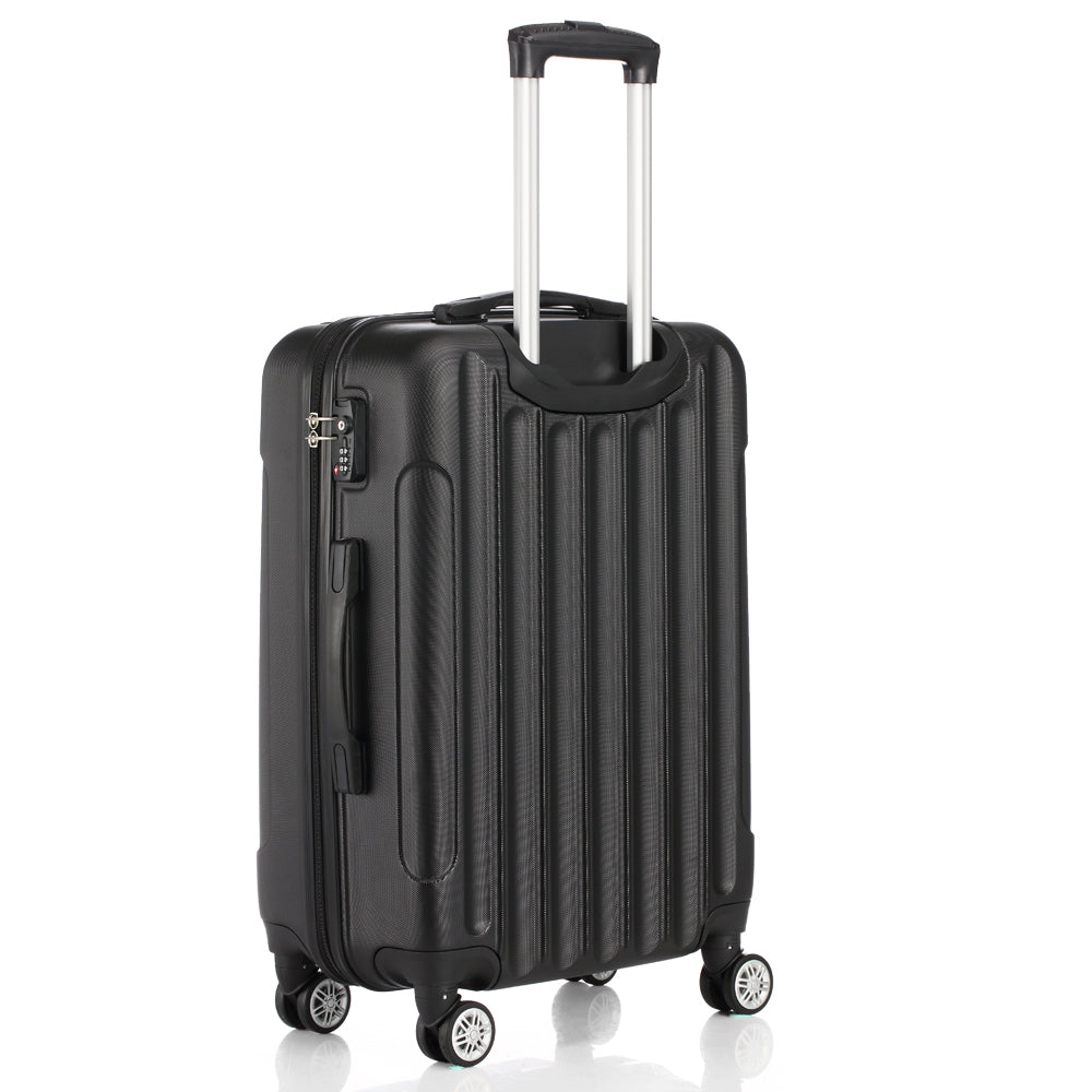 3-in-1 Multifunctional Large Capacity Traveling Storage Suitcases Black