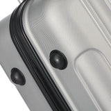 3-in-1 Multifunctional Large Capacity Traveling Storage Suitcases Silver Gray