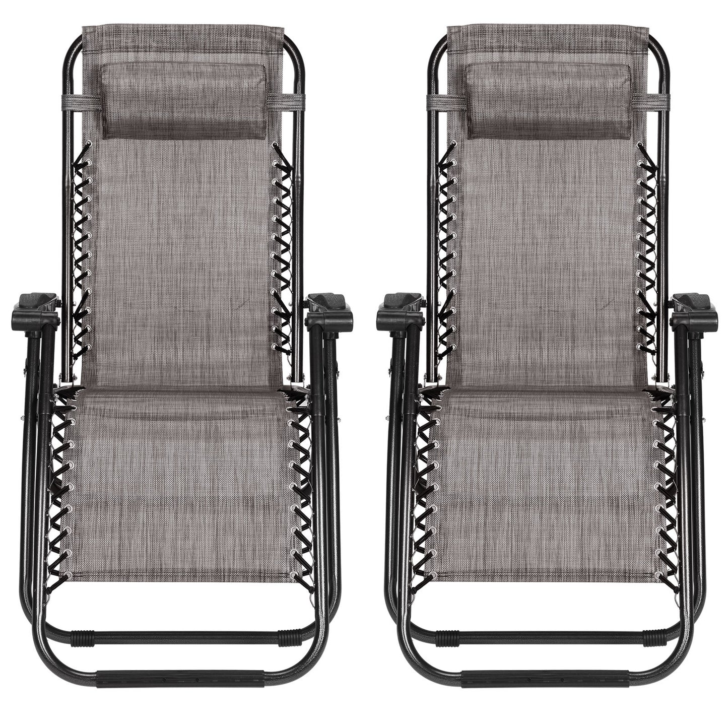 Beach Chairs x 2 with cup holders