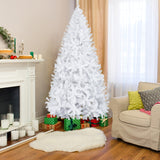 6FT Iron Leg White Christmas Tree with 400 Branches