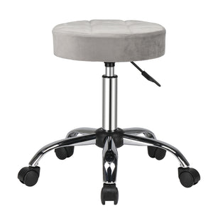 Fleece Nylon wheel 150kg Grey Technician's stool Nine compartments with leather buckle Five star feet