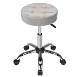 Fleece Nylon wheel 150kg Grey Technician's stool Nine compartments with leather buckle Five star feet